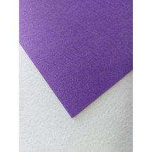Фетр жесткий 2 мм  (20*30 см) цв. фиолетовый,  цена за лист